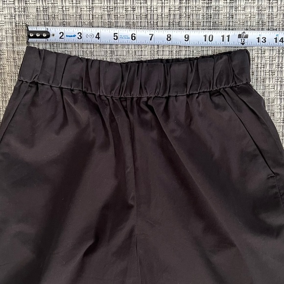 Everlane Womens Pull On Pant Size 6 Black High Waist Straight Leg Organic Cotton - Picture 12 of 15